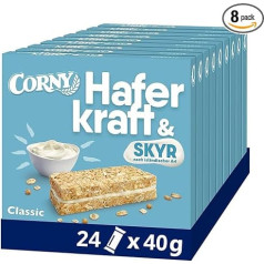 Oat Bar | Corny | Haferkraft Skyr Classic | No Added Sugar | Multipack, 24 x 40 g