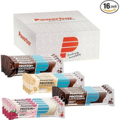 Powerbar Protein Plus Low Sugar Multiflavour Box 16x35g – Eiweissriegel mit Ballaststoffen