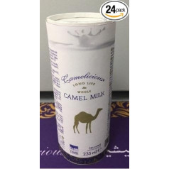 2 Trays (5.64 Litres) Original Camel Milk by Camelicious from Dubai (24 Cans of 235 ml) -