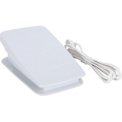 CYSFETENA Plastic Foot Pedal for Household Sewing Machines, Waterproof Lightweight Foot Pedal for Sewing Machines, Single Hole Sewing Machines, Foot Pedal with 1.5 m Cable for Household Sewing