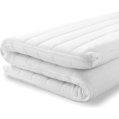 Mister Sandman Cold Foam Topper 80 x 200 cm, Ergonomic Breathable Mattress Topper, Soft, Comfortable, for All Mattress Types and Box Spring Beds, Height Approx. 5 cm