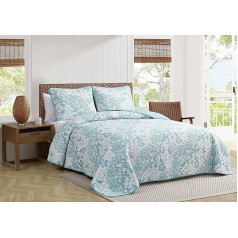Tommy Bahama | Quilt Set 100 Lightweight and Breathable Prewashed for Extra Comfort Cotton Aqua Twin