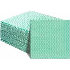 JEBBLAS Handi Wipes Wiederverwendbare Tücher, Trockenreinigungstücher, Geschirrtuch, handliche Reinigungstücher, 50 Stück, Grün