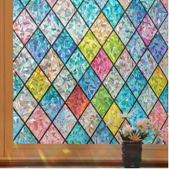 Beautysaid Fensterfolie Privatsphäre: Milchglasfolie