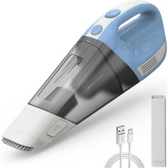 Enocos Cordless Handheld Vacuum Cleaner - 12000Pa Strong Suction Power, 7800mAh Rechargeable, Wet/Dry for Car & Home, HEPA Filter, Lightweight & Portable