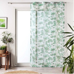 Douceur d'Intérieur Green Curtain 140 x 240 cm