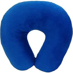 World's Best Feather Soft Microfiber Neck Pillow, Royal