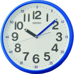 Seiko QXA793L Wall Clock Plastic Blue