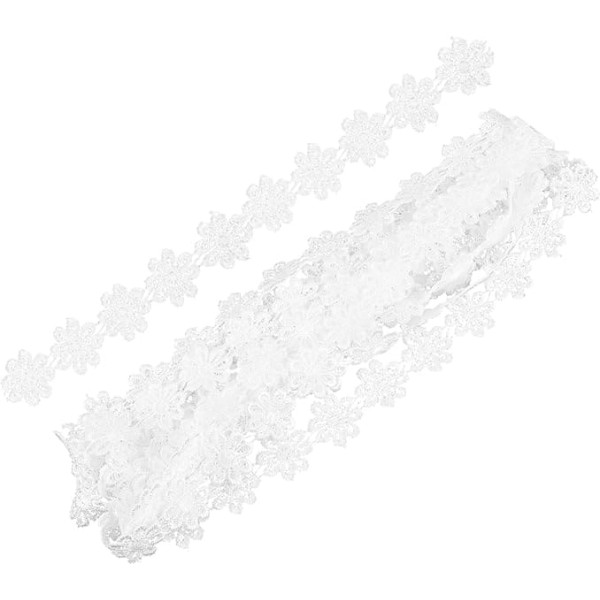 Gadpiparty 2 Sätze Wasserlösliche Blumenstickerei Spitze Für Kleidung Verzierung Für Hochzeiten Kleider Und Bastelprojekte Für Heimwerker 3 Stück * 2