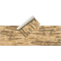 NivellPublicitari Vinyl Wooden Rug Various Designs Kitchen Rug Living Room Dining Room Non-Slip Bedroom Rug Fluffy and PVC Floor (180 x 60 cm, Rustic)