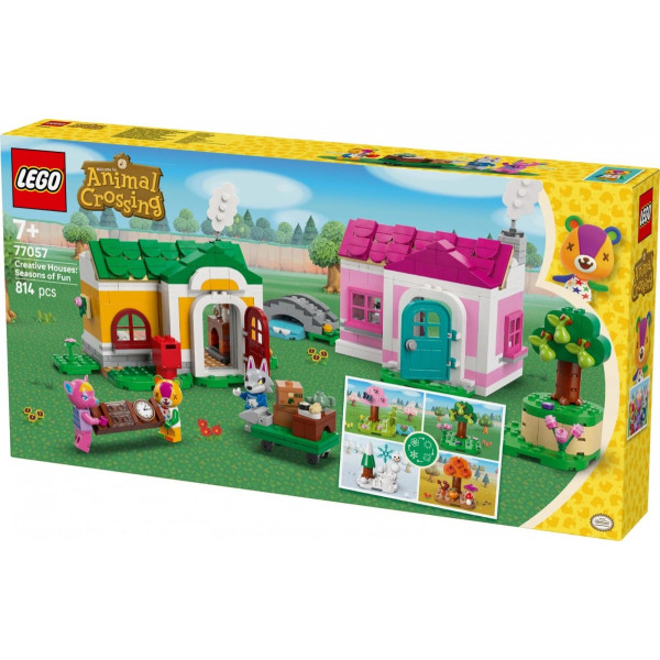 Lego Animal crossing bloki 77057 radošās mājas: jautrības gadalaiki