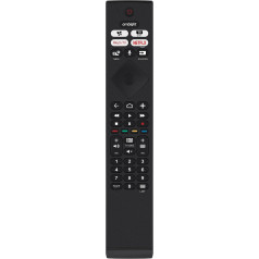 VINABTY 398GM10BEPHN0020SY Voice Remote Control Replacement Suitable for Philips 4K OLED TV 65OLED805/12 65OLED855/12 65OLED935/12 65PUS8545 70PUS8545 70PUT8215 55OLED805/12 55 OLED865/12 55PUS9435/12
