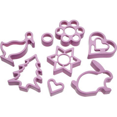 Fackelmann Cookie Moulds 2in1 Candy, Creme