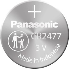 Panasonic Battery CR2477 Lithium 3V (1 Battery Per Pack)