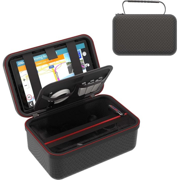 Digicharge 6 Inch Sat Nav Case for Garmin DriveSmart 66 65 Drive 61 Dezl LGV610 Campervan Fleet, Tomtom Go Classic 2nd Gen Lite Advanced Professional Essential Discover Expert 6 Inch Camper Tour GPS