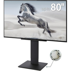 WALL V5 Low Type | Japanese Rolling Stand, Sliding and Freestanding 32-80 inch Universal TV Stand with Concealed Wheels | Satin Black