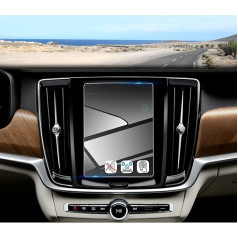 Coleya Navigation Screen Protector Compatible with Volvo XC40 XC60 XC90 V60 V90 S90 S60 C40 2017-2023, Tempered Glass Screen Protector, 9H Anti-Scratch GPS Screen Protector (8.7 Inches)