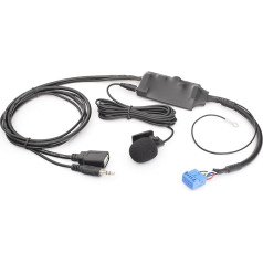 BlueMusic Bluetooth USB AUX Music Hands-Free Calling 12 Pin from July 2010 Compatible with VW: RCD RNS 200 210 300 315 500 - Skoda: Beat Cruise Swing - Audi: Chorus Concert Symphony 2+ 3, RNS-E BNS