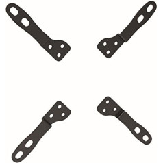 Part King® VESA Adaptor Arm Plates Convert Exsting TV Wall Bracket Mount from 75x75mm 100x100mm to 200x100mm or 200x200mm