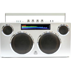 GPO Manhattan Bluetooth Speaker - Stereo Boombox, 100 W
