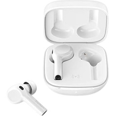 Belkin SOUNDFORM Freedom True Wireless Bluetooth Headphones with Wireless Charging Case, IPX5 Sweat and Splash Protection, Deep Bass, for iPhones and Android Devices - White