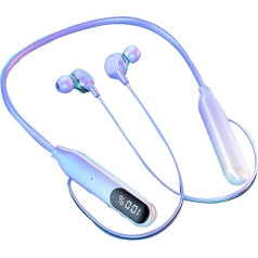Bluetooth Neckband Earphones Wireless Neckband Ear Bluetooth Gym Headphones Wireless ENC Noise Cancelling Sports Earphones In-Ear Waterproof Headphones TWS Earphones for iPhone Android Runner Work