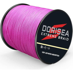 DORISEA Extreme Braid 100% Pe Braided Fishing Line 300m/328Yards 6-550Lb Test Fishing Line Abrasion Resistant Incredible Superline Zero Stretch Small Diameter