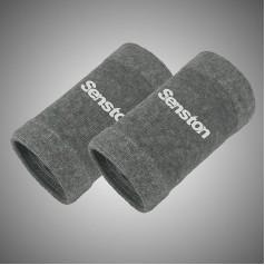 Senston Pack of 2 Sports Wristbands Sweatband Fitness Sweatbands Wrist Sweatbands Tennis Wristbands for Football Basketball Badminton