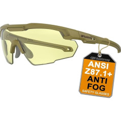 HTS HUNTERSKY Shooter Glasses, Shooting Glasses Over Glasses Shooting Range Eye Protection for Men, Airsoft Glasses, Gun Range Eye Protection ESS Safety Glasses, Shooting Glasses