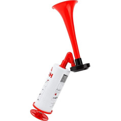 Tragbare Lufthupe, lauter Klang, Hand-Airhorn, Outdoor-Überlebensausrüstung, manuelle Streich-Requisite für Wandern, Camping, Kajakfahren, Mountainbiken, Sicherheitswächter