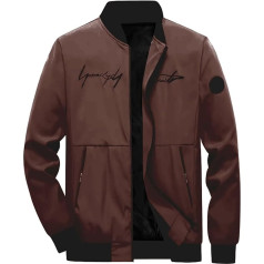 SRZYMJ Coat Men's Leather Winter Coat Transition Jacket with Hood Outdoor Jacket Lightweight Jacket Winter XL Softshell Jacket Quilted Vest Black Thin Functional Jacket Parka Winter Sports Jacket
