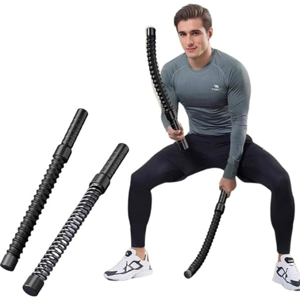 ASTVDFQK Tragbares Battle Rope Krafttrainings-Trainingsseil for Drinnen Und Draußen, Seillose Kampfseile for Das Krafttraining Im Heim-Fitnessstudio Und Büro