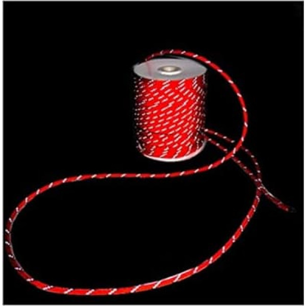 DaJiKan 4mm mutiges reflektierendes Zeltseil Multifunktionale Baldachin Windseil Outdoor Sports Wäscheleine 20m 30m 50m DaJiKan (Color : 30m red)