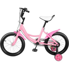 Cutycaty 16 Inch Children's Bicycle with Auxiliary Wheel for Boys and Girls from 5-8 Years