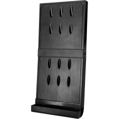 DOUDINGMAO Wandmontierter Dart-Halter, abnehmbares Display-Rack, 12-Loch-Dart-Ständer für Steels/Soft Tip Darts