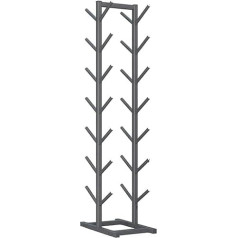 Skateboard- und Ski-Organizer, 5/7-Ebenen, Metall-Aufbewahrungsregal für Zuhause, Fitnessstudio, Garage, Bodenständer