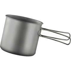 Metall-Camping-Töpfe, Outdoor-Kochtöpfe mit klappbarem Griff, Camping-Kochgeschirr für Wandern, Picknicks, Reisen, Bratpfanne, antihaftbeschichtet, für Erwachsene, Outdoor-Kochutensilien