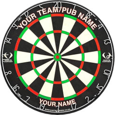 Darts Corner PERSONALISED ULTRA THIN COMPETITION Dartboard