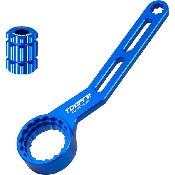 Suprwin Bicycle Bottom Bracket Wrench Bike Dub Crankset Installation and Disassembly Tool for 12/16 Notch BB 39/41/44/46/49