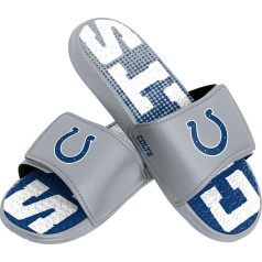 Indianapolis Colts NFL Men's Gradient Wordmark Gel Slide - XL