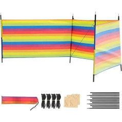 NJIEzhao Strand Windschutz Sichtschutz Camping Sichtschutz Strand Wind Blocker Wind Blocker Shelter Barriere Winddicht Schatten Tragbare Outdoor(S)
