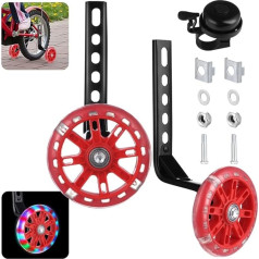 Flash Mute Kids Training Wheels Adjustable Stabilizers for 12-20S