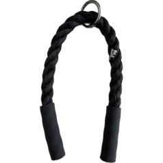 GreyFit Triceps Rope Cable Machine Attachment for Gym Training Dacron SS Made in USA
