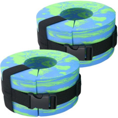 Wassergewichte Für Knöchel - Eva-Fitness Wasser Manschetten für Workout und Aquatraining,Verstellbare Pool Trainingsgewichte Für Arm-, Bein- Und Taillengurte Anfänger Bis Fortgeschrittene Erwachsene