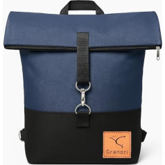 Granori® Bicycle Pannier Rack Backpack | 2-in-1 Pannier Rack Bag for Men & Women with Quick Attachment System for E-Bike, City Bike, Mountain Bike (Blue)