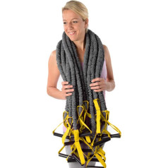 Dittmann Premium Body Tube Fitness Band Gymnastics Band Expander Light Yellow Pack of 10