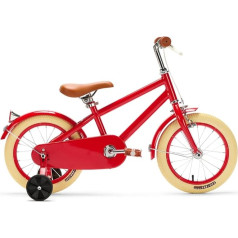 Generation Retro Children's Bicycle 14 Inch – Red – Bicycle with Stabilisers for Children from 3 to 5 Years