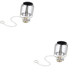 SOIMISS 2 Sets Gas Lamp Lantern Tent Lamp Outdoor Emergency Light Outdoor Gas Powered Light Lamp with Storage Bag Outdoor Camping Lamp Camping Lighting Accessories Copper