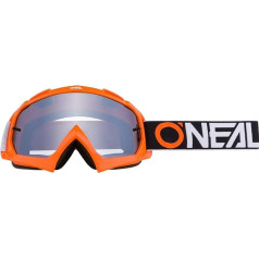 O'NEAL Motocross Goggles & Cycling Glasses Men Women B-10 Goggle Twoface I Orange-Silver I MX MTB DH FR I Motorcycle Goggles with 1.2 mm 3D Lens for Clear Vision I UV Protection