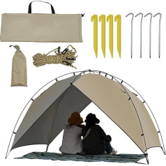 Campingzelte | Leichtes Großes Reisezelt | Tragbarer Unterschlupf Sofortiger Schatten Für Wandern Reisen Picknick Terrasse Familie Erwachsene
